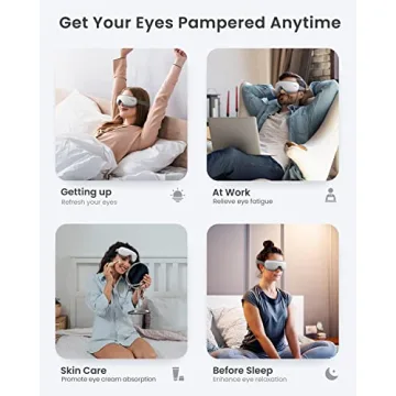 RENPHO Eye Massager with Remote for Eye Strain Relief