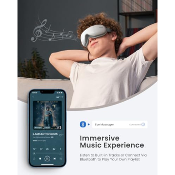 RENPHO Eye Massager with Remote for Eye Strain Relief