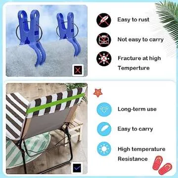 growell Towel Bands (6 Pack) - Stretch Beach Towel Clips for Beach Cruise Pool Chairs, Lounge Towel Holder Elastic, Cruise Ship Essentials (Green)