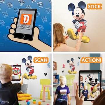 Wall Palz Disney Mickey Mouse Wall Decal for Kids