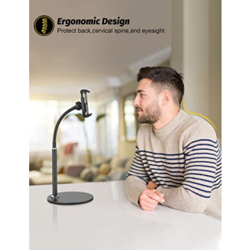 Klsniur Adjustable Phone Stand for Video & Work