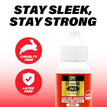 Wonder Lace Bond Wig Adhesive: Extreme Hold Invisible Bonding Glue for Secure, Natural-Looking Poly ...