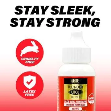 Wonder Lace Bond Wig Adhesive: Extreme Hold Invisible Bonding Glue for Secure, Natural-Looking Poly ...