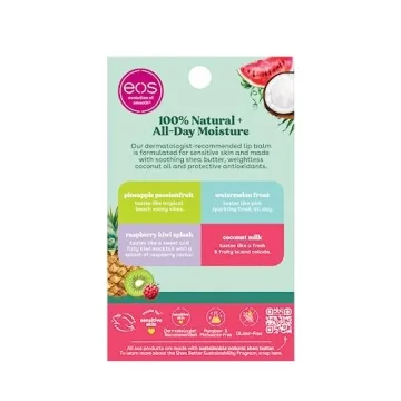 eos 100% Natural Lip Balms 4-Pack All-Day Moisture