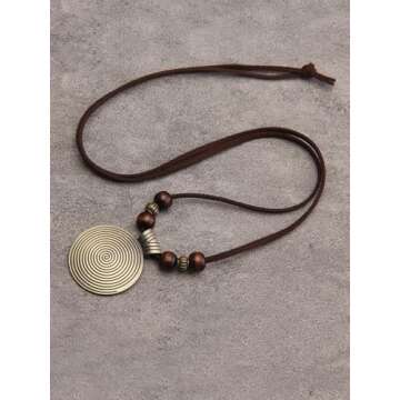 Stylish GelConnie Wooden Bead Necklace for Women