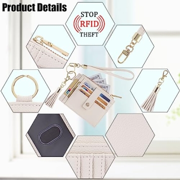 New Fashion Kingdom RFID Blocking Wristlet Wallet for Women