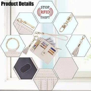 New Fashion Kingdom RFID Blocking Wristlet Wallet for Women