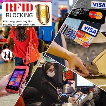 New Fashion Kingdom RFID Blocking Wristlet Wallet for Women