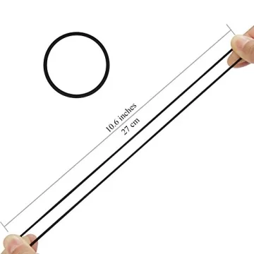 Durable Black Hair Ties for Thick Curly Hair No Damage