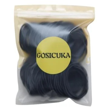 Durable Black Hair Ties for Thick Curly Hair No Damage