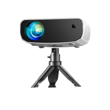 Mini Projector, 2024 Upgraded CiBest 1080P Full HD Portable Projector, 15000L Outdoor Projector for ...