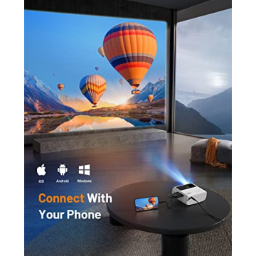 2024 CiBest Mini Projector - 1080P Full HD for Home