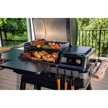Traeger Grills Ironwood Electric Wood Pellet Grill and Smoker, 616 Square Inches Cooking Space and W...