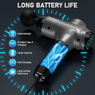 RAEMAO Deep Tissue Massage Gun for Pain Relief and Recovery