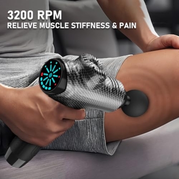 RAEMAO Deep Tissue Massage Gun for Pain Relief and Recovery