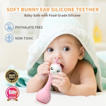 Alilo Smarty Bunny Musical Rattle for Infants and Toddlers