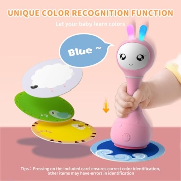 Alilo Smarty Bunny Musical Rattle for Infants and Toddlers