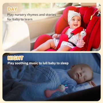 Alilo Smarty Bunny Musical Rattle for Infants and Toddlers