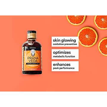 Prana Veda by Nariveda | Immune + Energy Boost for All-Day Activities | Enhanced Absorption and Bioa...