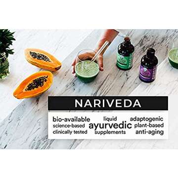 Prana Veda by Nariveda | Immune + Energy Boost for All-Day Activities | Enhanced Absorption and Bioavailability | Liquid Dietary Supplement with Anti-Aging Health Benefits