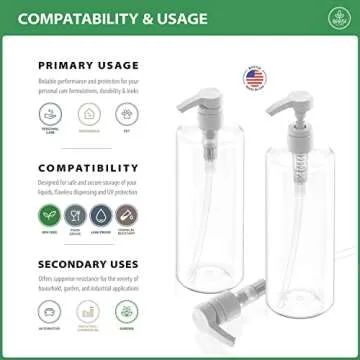 Bar5F Refillable Pump Bottles for Every Need