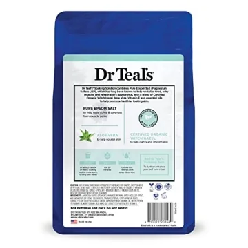 Dr Teal's Epsom Salt Soak with Aloe and Witch Hazel, 3 lbs