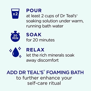 Dr Teal's Epsom Salt Soak with Aloe and Witch Hazel, 3 lbs