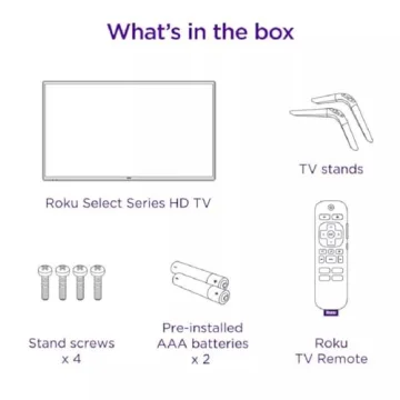 Smart 32" Roku HD TV with Remote & Streaming Apps
