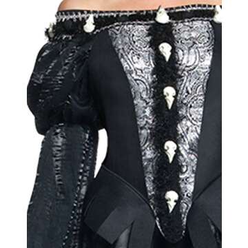 Queen Ravenna Skull Dress Costume by Rubie's - Adult Sizes Available