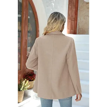 Versatile Womens Casual Blazer Notched Collar with Pockets
