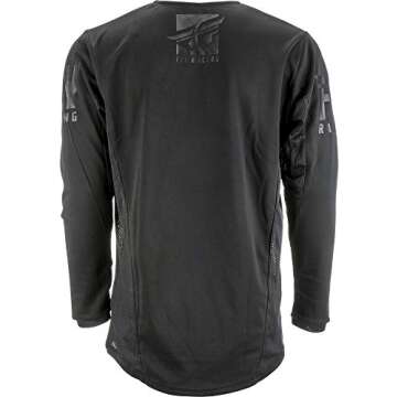 Fly Racing Kinetic Jersey Shield - X-Large Black