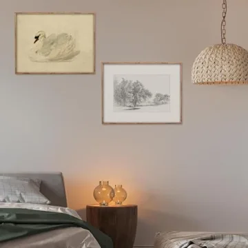 Vintage Swan Canvas Prints for Aesthetic Home Decor