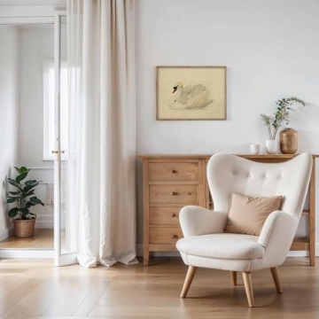 Vintage Swan Canvas Prints for Aesthetic Home Decor