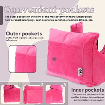 Mastectomy Pillow for Post-Surgery Recovery Comfort