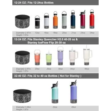 CHEETAH Silicone Boot for Hydro Flask & Stanley Tumblers