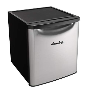 Danby 1.7 Cu.Ft. Compact Mini Fridge - Energy Efficient Stainless Steel