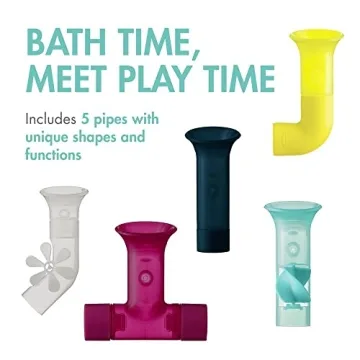 Boon Bath Pipes - Engaging Toddler Bath Toy Set