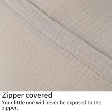 100% Cotton Muslin Nursing Pillow Cover Soft Safe Comfortable