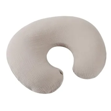 100% Cotton Muslin Nursing Pillow Cover Soft Safe Comfortable