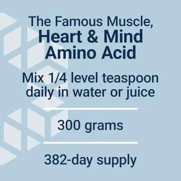 Life Extension Taurine Powder – Healthy Cardiovascular Support, Promotes Brain Health, Healthy Aging, and Muscle and Exercise Recovery – Gluten-Free, Non-GMO, Vegetarian – 300 Grams