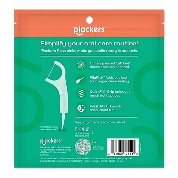Plackers Micro Line Dental Floss Picks for Effortless Oral Care