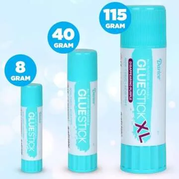 Darice Giant Disappearing Purple Glue Stick - 115 grams