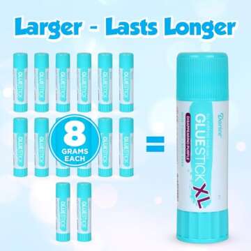 Darice Giant Disappearing Purple Glue Stick - 115 grams