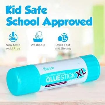 Darice Giant Disappearing Purple Glue Stick - 115 grams