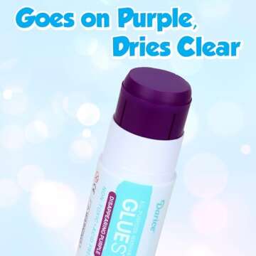 Darice Giant Disappearing Purple Glue Stick - 115 grams