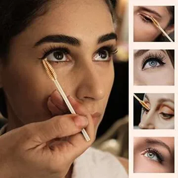 100 Pcs Disposable Mascara Wands for Eyelash and Brow Care