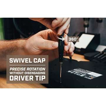 Spec Ops Tools 6-Piece Precision Screwdriver Set with Case & Magnetic Tips