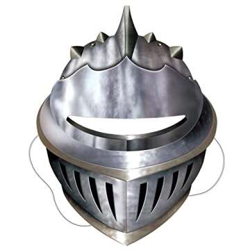 Beistle Medieval Knight Masks 4 Count