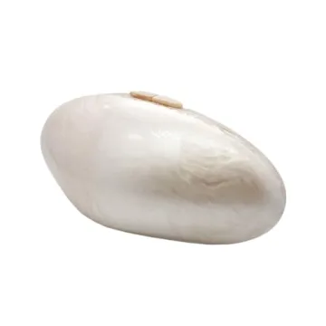 PENGZHI Women Oval Acrylic Evening Clutch - Elegant Design