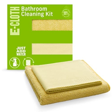 E-Cloth Bathroom Cleaning Kit: Eco-Friendly, Reusable Microfiber Cloths